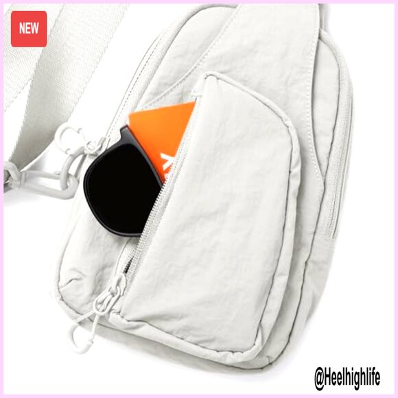 Lightweight Waterproof Sling Backpack with Adjustable Strap for Travel Hiking main image 3